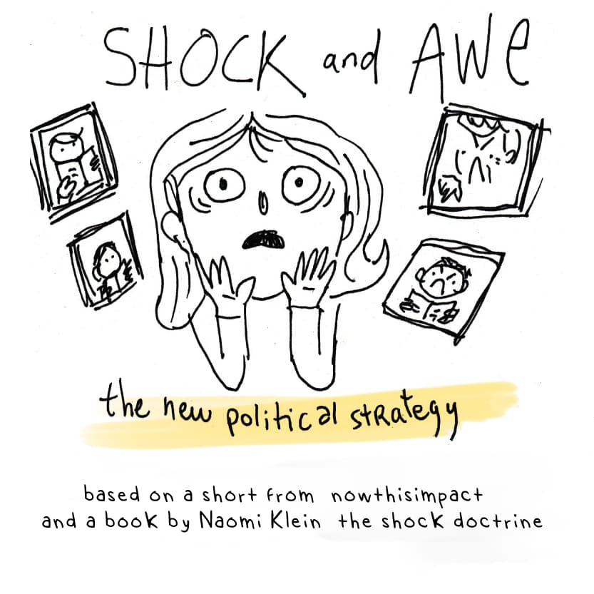 Shock and awe, a new political strategy