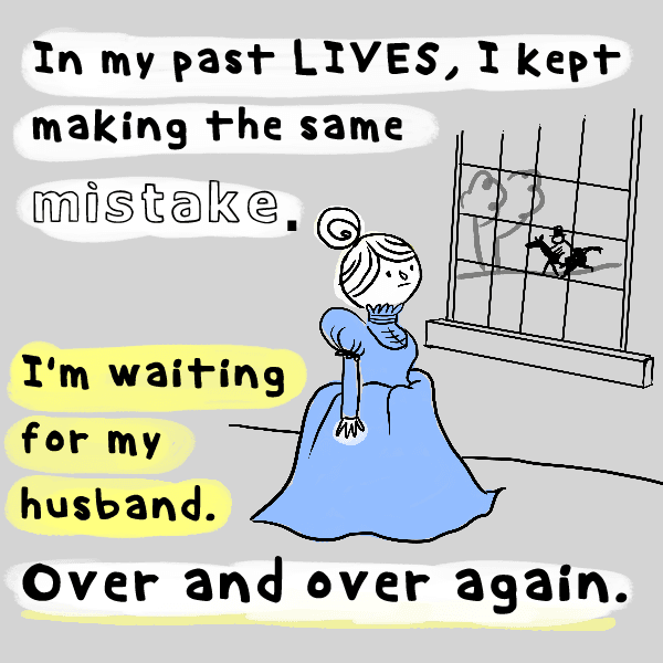 I was always waiting for my husband