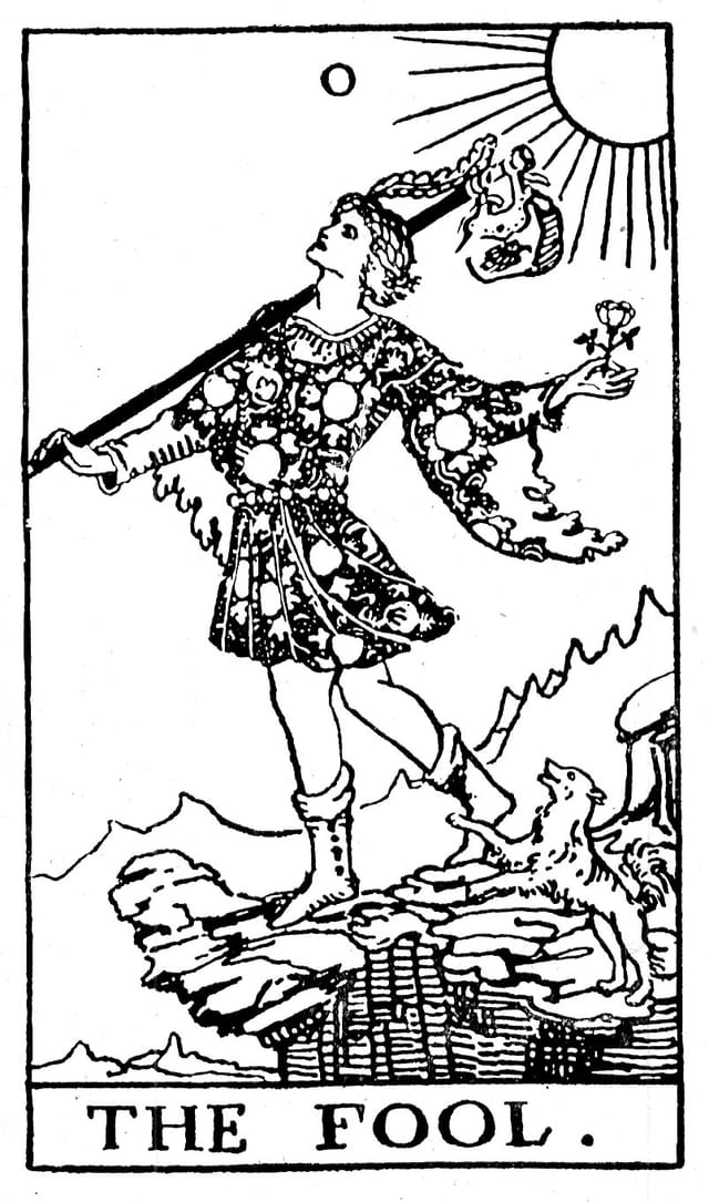 Rider Waite Deck - The Fool